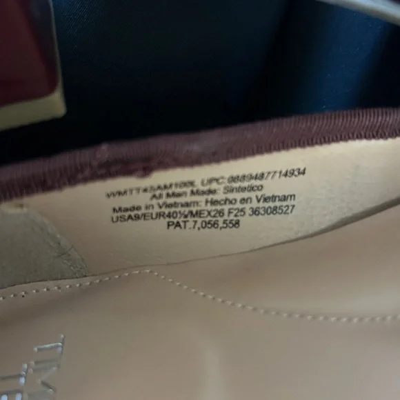 NWT! The Time & Tru Burgundy Ballet Block Heel with Bow Size 9. No Box. - Picture 11 of 14